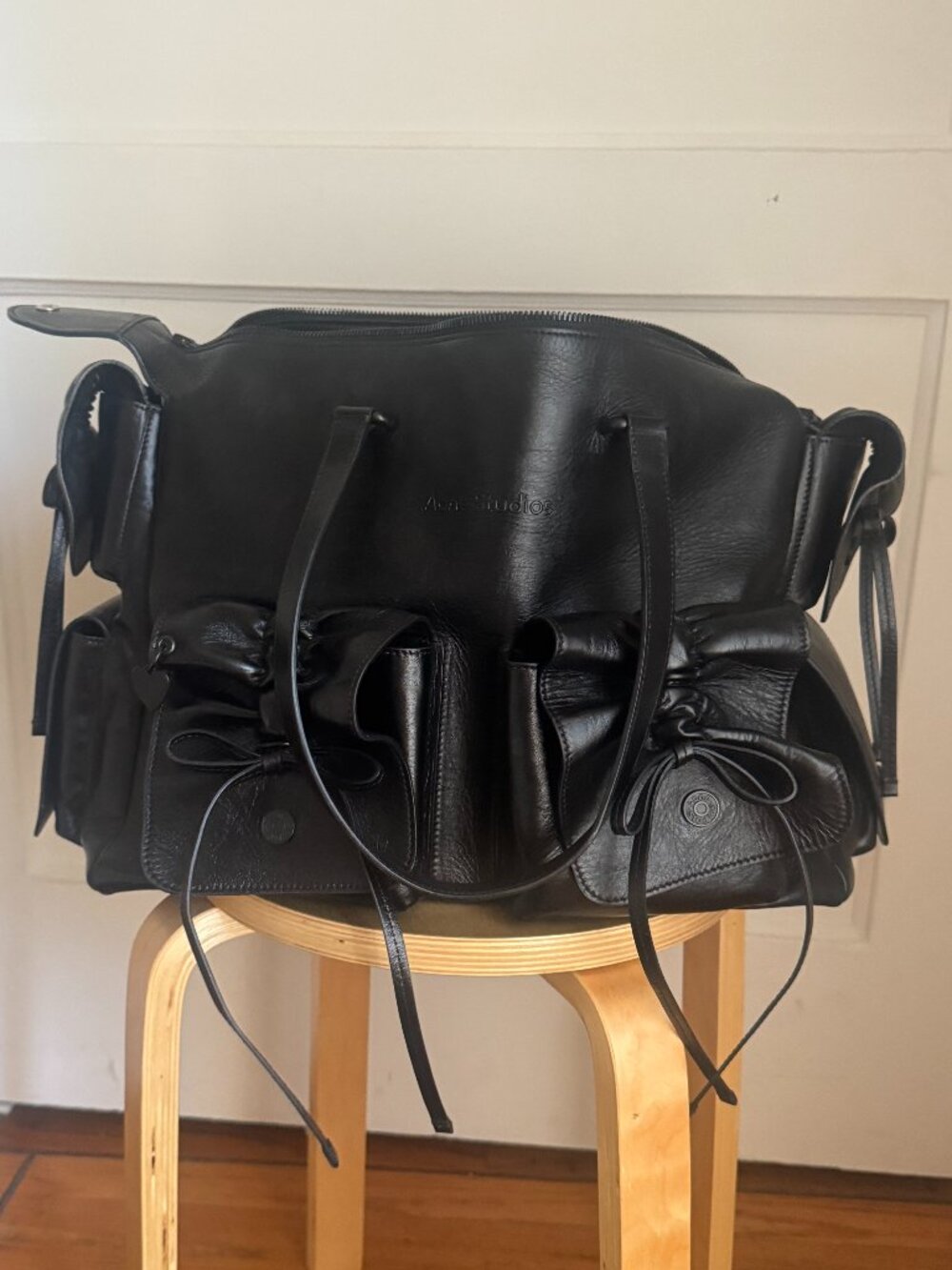 Acne Studios Black Multipocket Bag